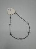 Pure Beaded Chain 11" Stainless Steel Anklet