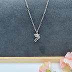 Charming Silver Fox 18" Stainless Steel Necklace