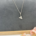 Soft Heart 18" Stainless Steel Necklace