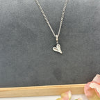 Soft Heart 18" Stainless Steel Necklace