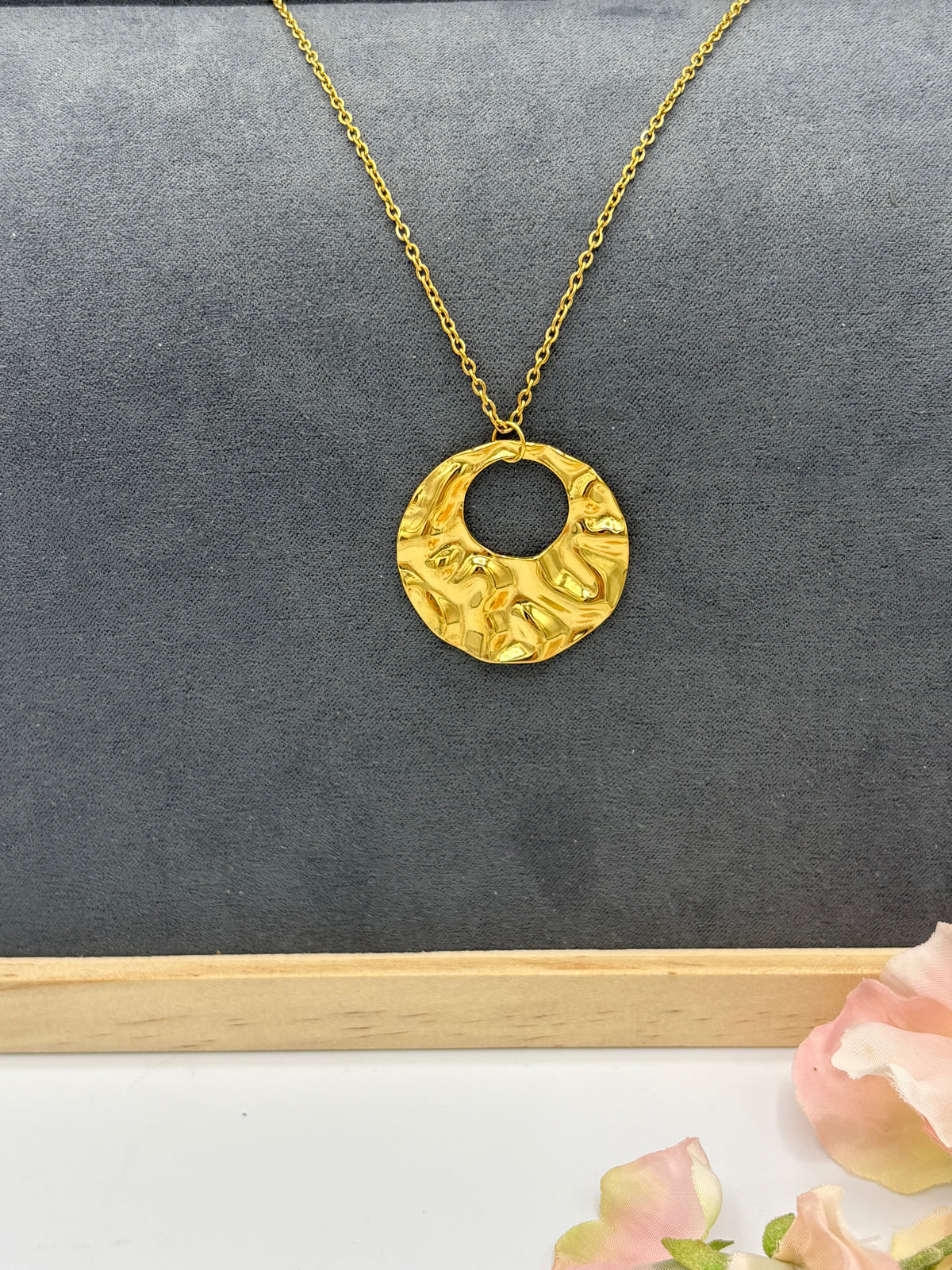 Ocean Sunset 20" Stainless Steel Necklace