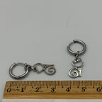 Silver Cats Stainless Steel Earrings