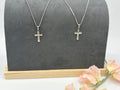 Reversable Cross 18" Stainless Steel Necklace