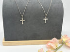 Reversable Cross 18" Stainless Steel Necklace