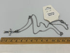 Reversable Cross 18" Stainless Steel Necklace