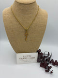 Under Lock and Key 22" Stainless Steel Necklace