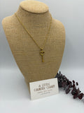 Gold Key to my Heart 20" Stainless Steel Necklace