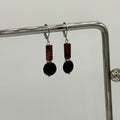 Eclipse Beaded Stainless Steel Earrings
