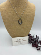 Flower Crown 18" Stainless Steel Necklace