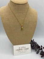 Gold Rain 18" Stainless Steel Necklace