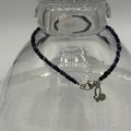 Monochrome 9" Beaded Stainless Steel Anklet