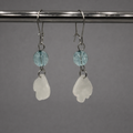 Beach Day Beaded Stainless Steel Earrings