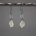 Beach Day Beaded Stainless Steel Earrings