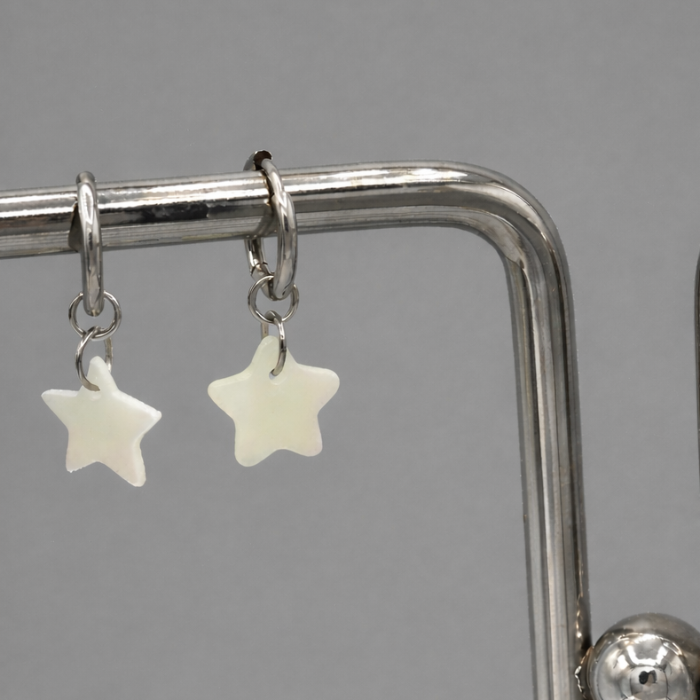 Shining Star Stainless Steel Earrings