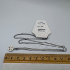 Happy 18" Stainless Steel Necklace