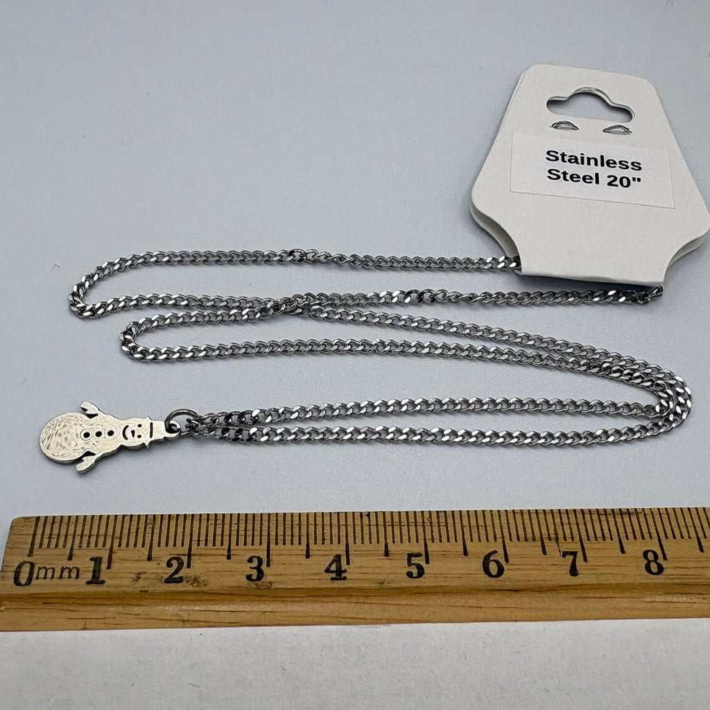 Frosty 20" Stainless Steel Necklace