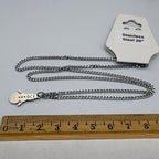 Frosty 20" Stainless Steel Necklace