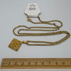 Golden Gem 30" Stainless Steel Necklace