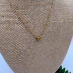Mini Heart 17" Stainless Steel Necklace