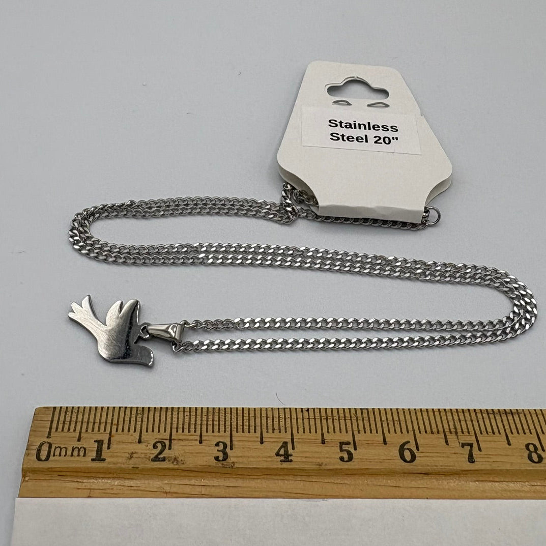 Dove 20" Stainless Steel Necklace