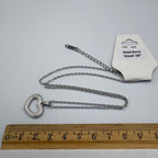 Garland Heart 18" Stainless Steel Necklace