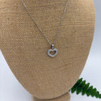 Garland Heart 18" Stainless Steel Necklace