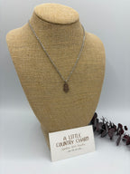 Heart Stack 18" Stainless Steel Necklace
