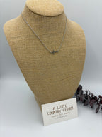 Silver Cross 16" Stainless Steel Necklace