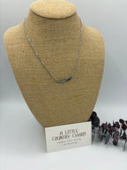 Silver Feather 18" Stainless Steel Necklace