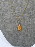 Gold Gnome 18" Stainless Steel Necklace