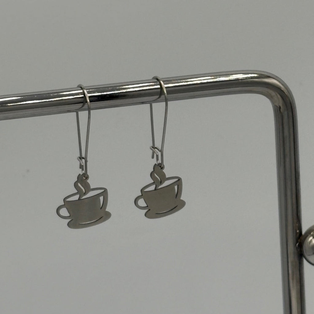 Coffee O'clock Stainless Steel Earrings