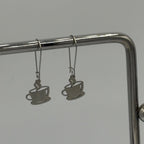 Coffee O'clock Stainless Steel Earrings