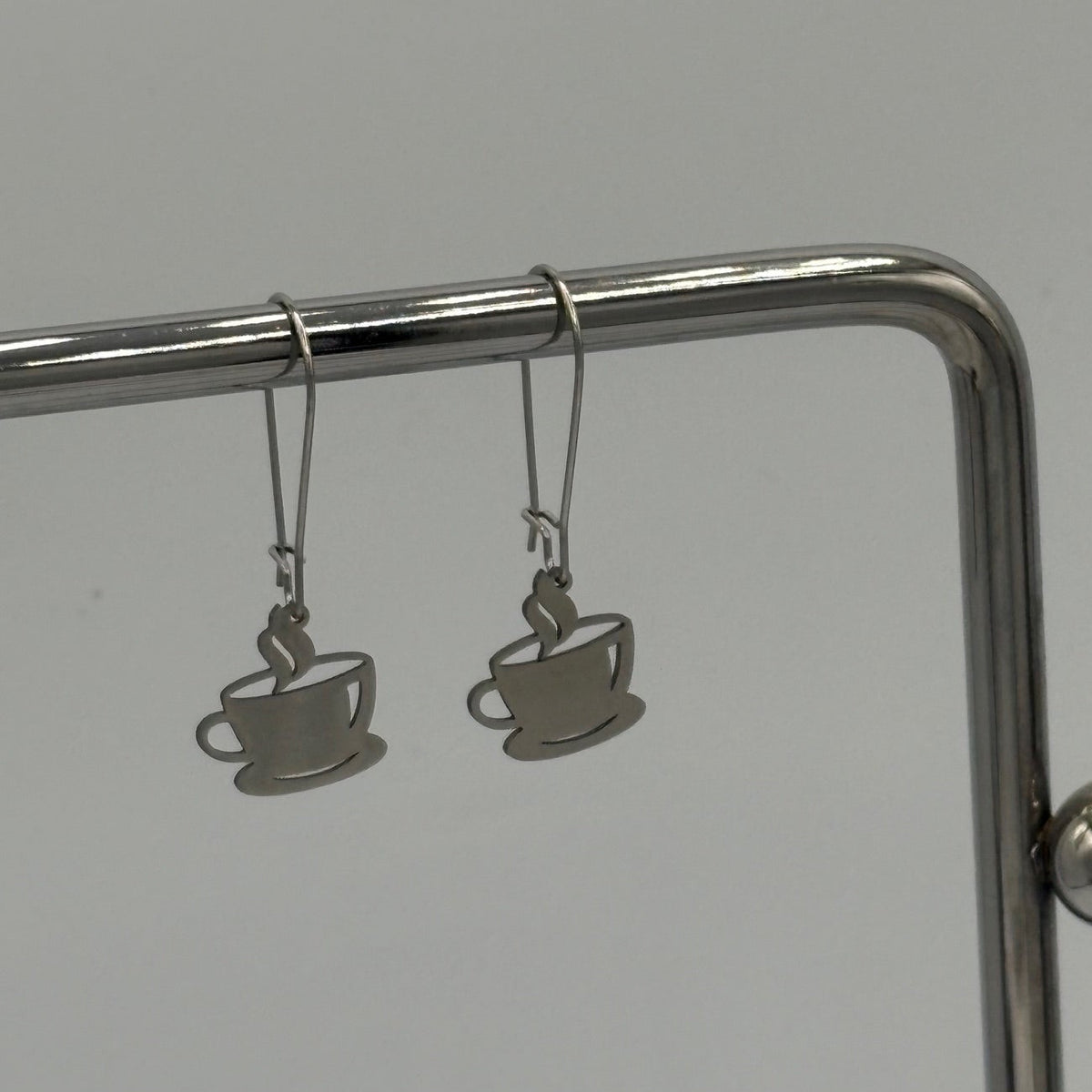 Coffee O'clock Stainless Steel Earrings