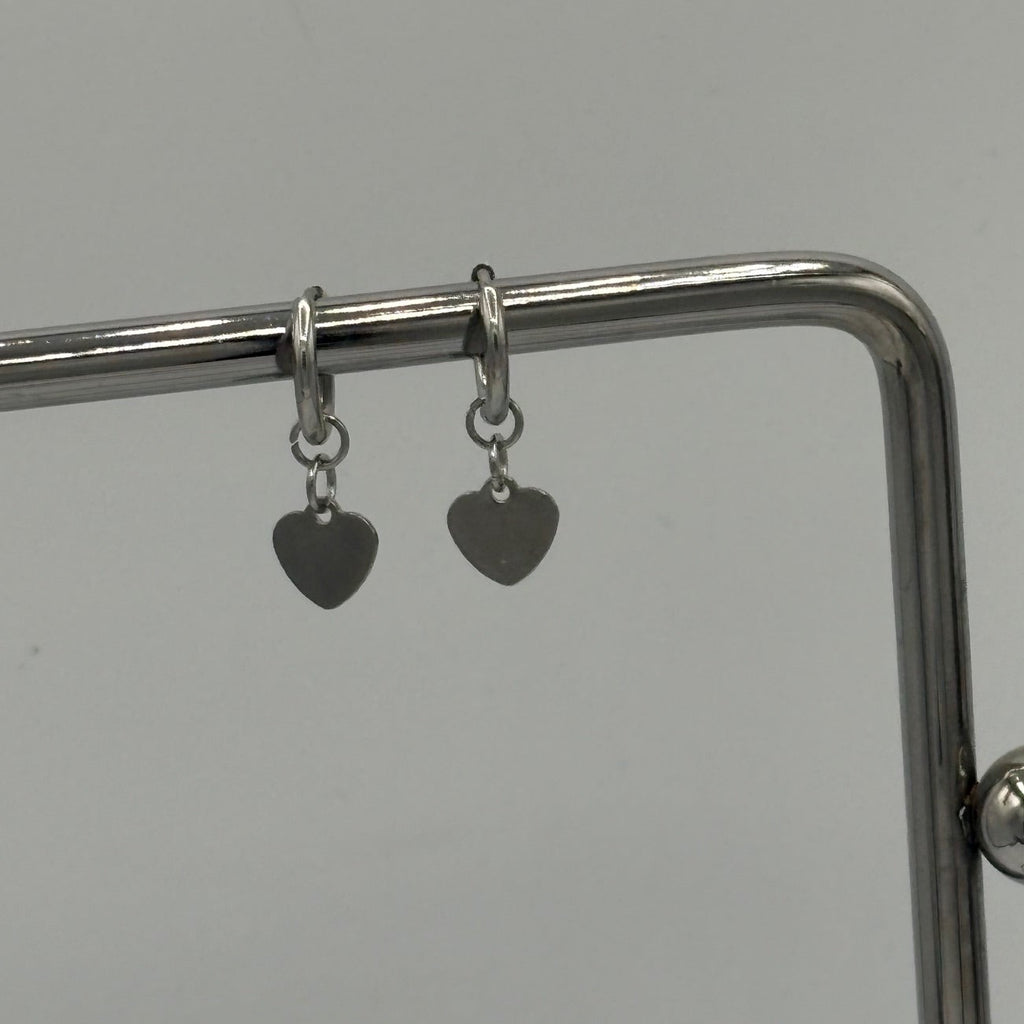 Timeless Heart Stainless Steel Earrings