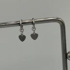 Timeless Heart Stainless Steel Earrings