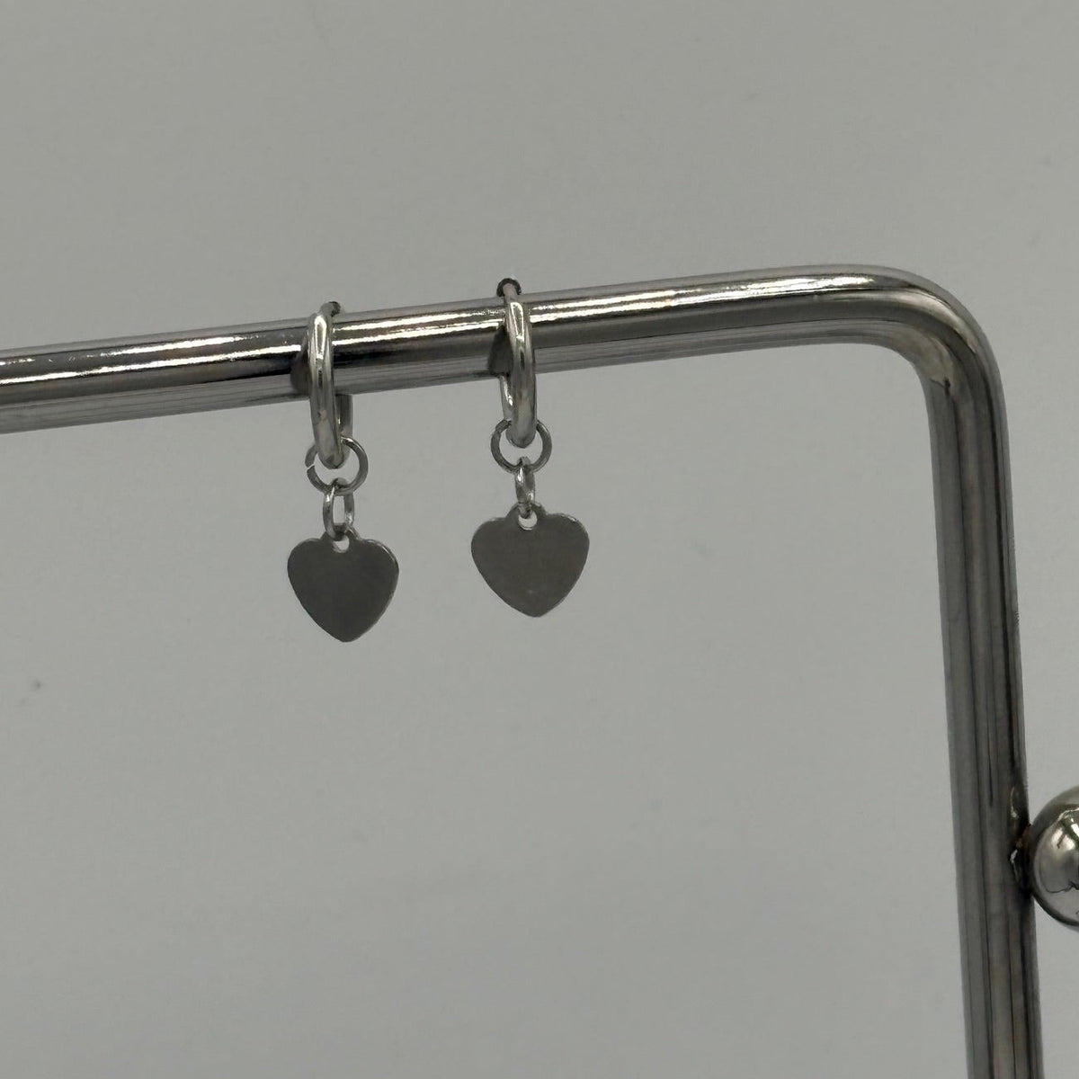 Timeless Heart Stainless Steel Earrings