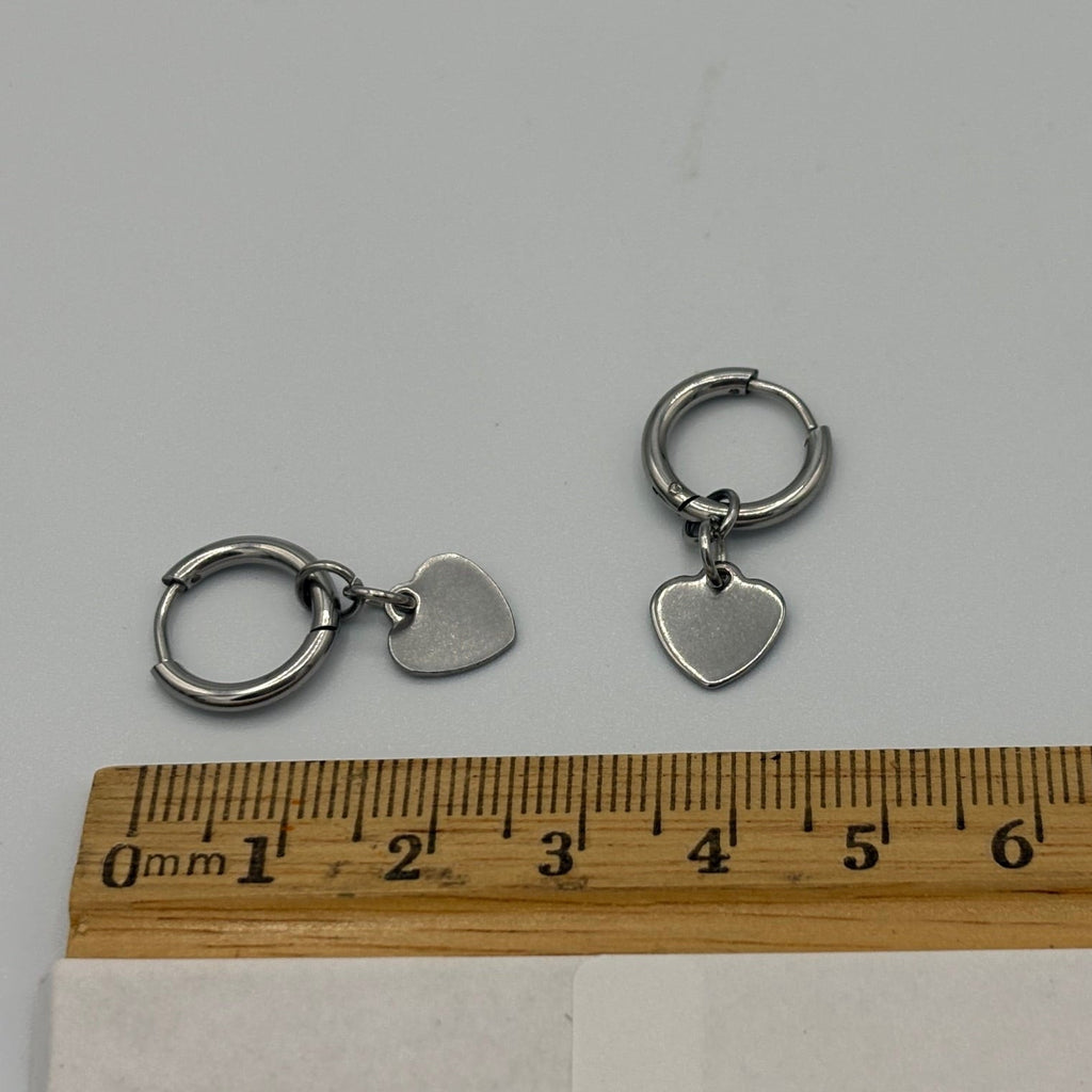 Timeless Heart Stainless Steel Earrings
