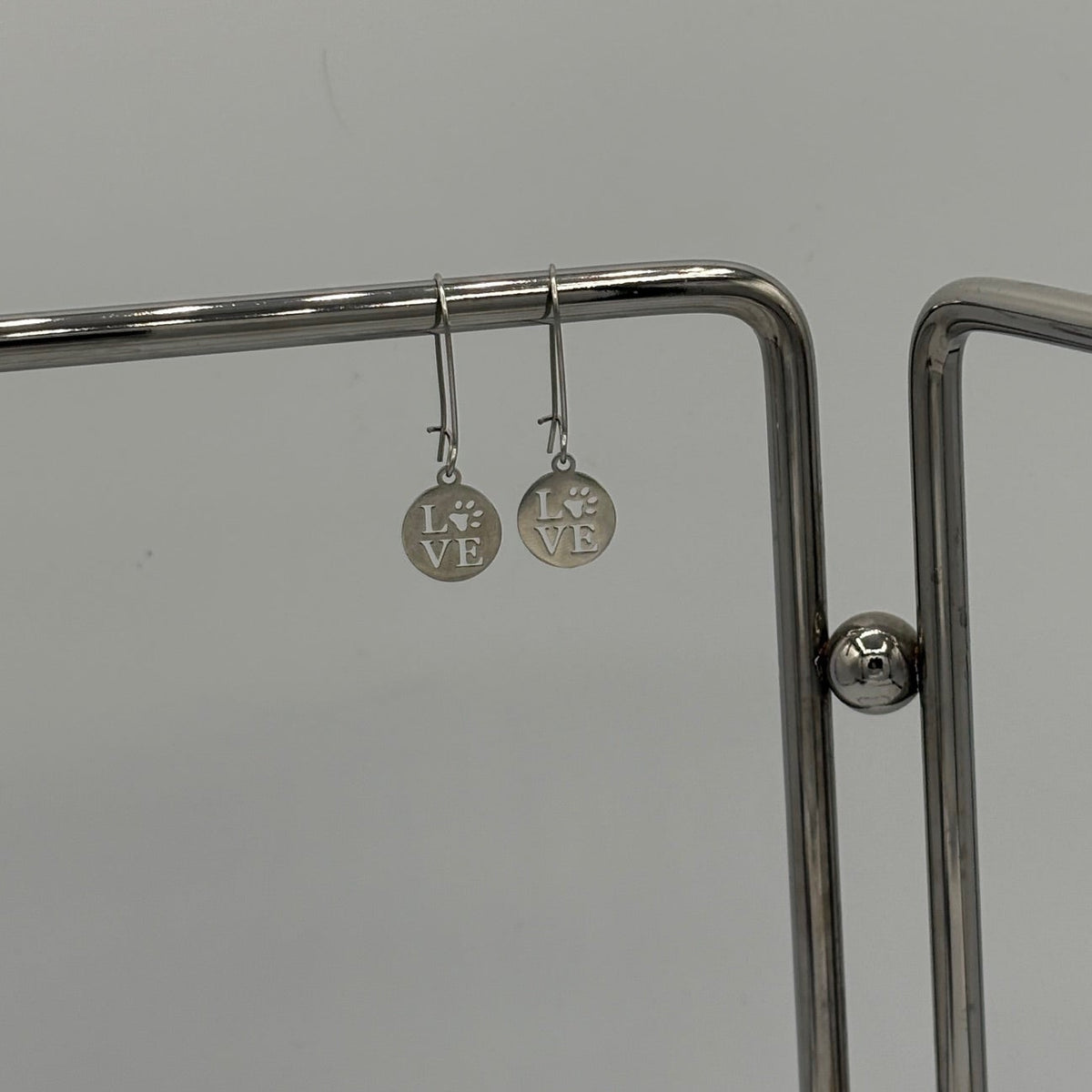 Puppy Love Stainless Steel Earrings
