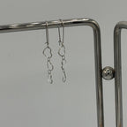 Graceful Hearts Stainless Steel Earrings