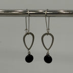 Night Beaded Stainless Steel Earrings