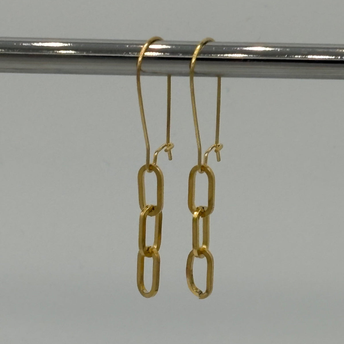 Gold Chain Stainless Steel Earrings