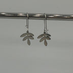 Spring Sprout Stainless Steel Earrings