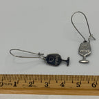 Wine Glass Stainless Steel Earrings