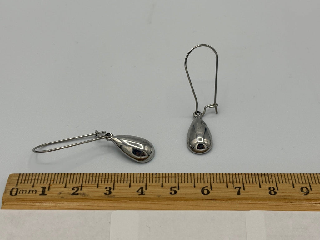 Silver Rain Stainless Steel Earrings