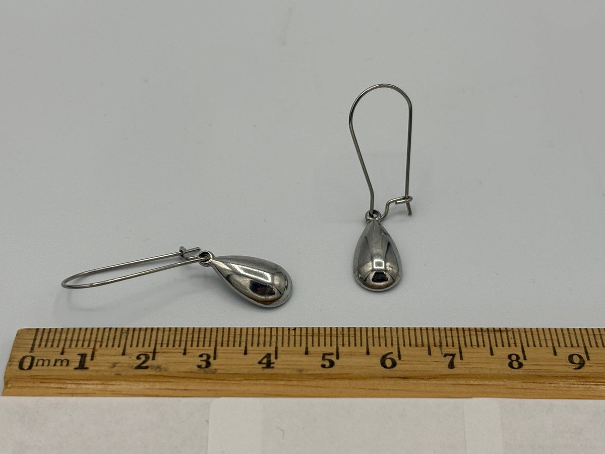 Silver Rain Stainless Steel Earrings
