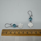 Beach Day Beaded Stainless Steel Earrings