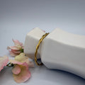 Golden Rope Bangle Stainless Steel Bracelet