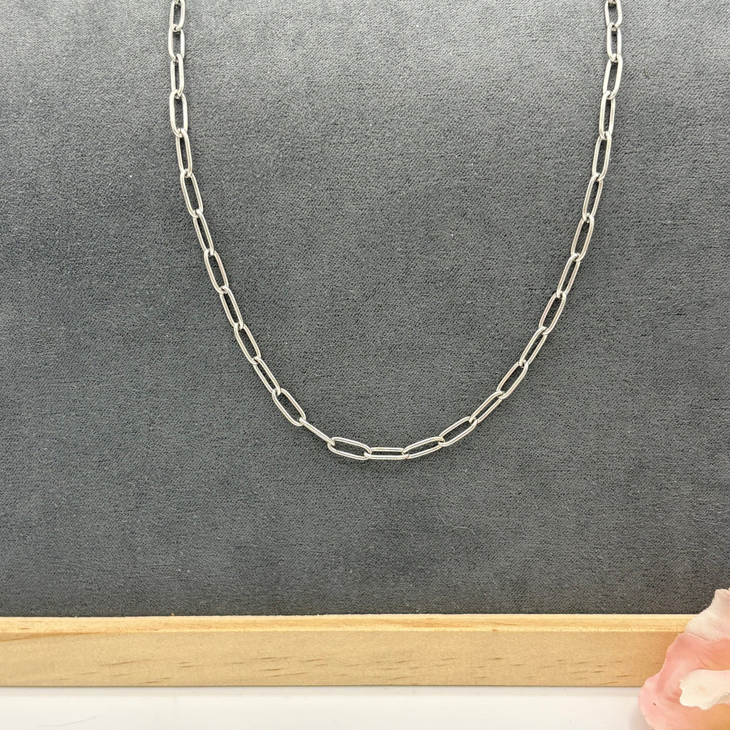 Medium Stainless Steel Paperclip Chain