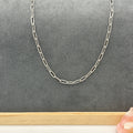 Medium Stainless Steel Paperclip Chain