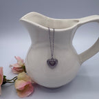 Romantic Vintage Heart 20" Stainless Steel Necklace